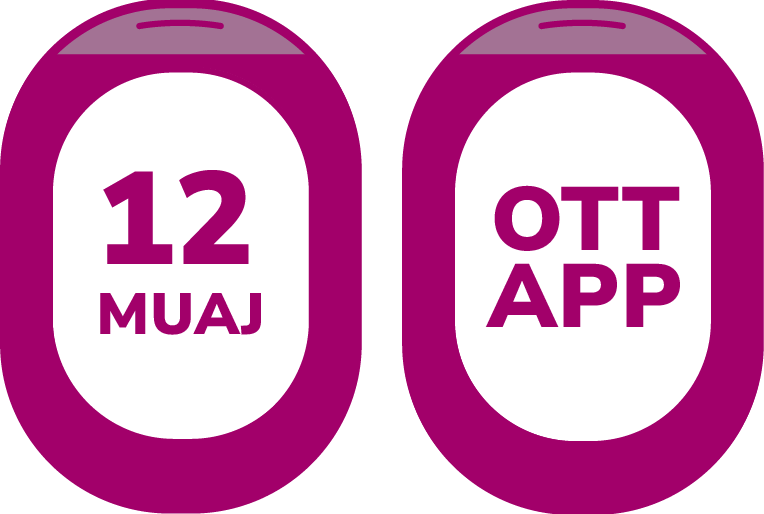 12 MUAJ ABONIM TRING OTT APP